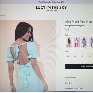 Lucy in the Sky dress